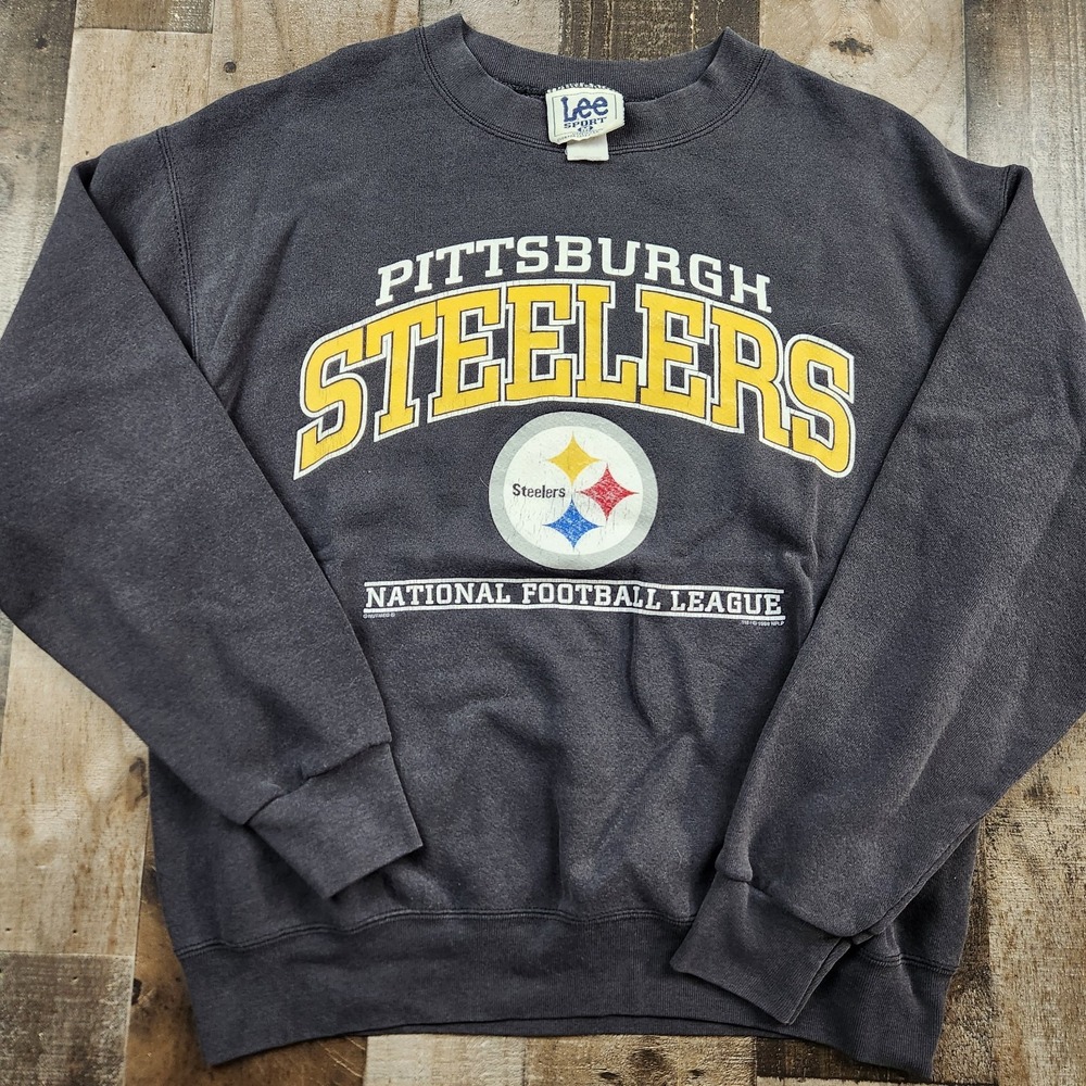 Vintage Pittsburgh Steelers Crewneck Sweatshirt size M Medium PulloverLee Sport